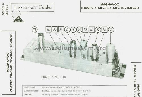 FM multiplexer Ch= 7001-00, 7001-10, 7001-20; Magnavox Co., (ID = 1522514) mod-past25