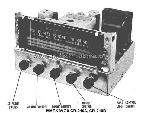 CR-210A ; Magnavox Co., (ID = 1450667) Radio