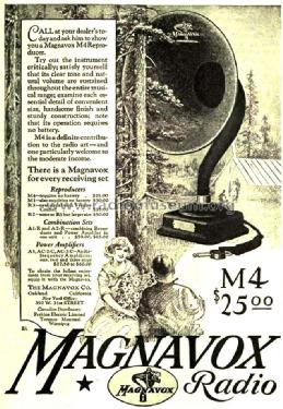 M4 A; Magnavox Co., (ID = 1279256) Speaker-P