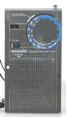 Two Band Receiver D1000; Magnavox Co., (ID = 1422824) Radio