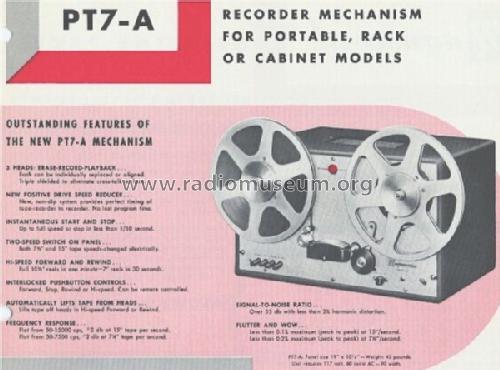 PT7-A ; Magnecord, Inc. (ID = 844471) R-Player