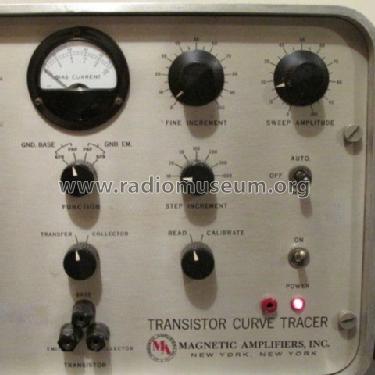 Transistor Curve Tracer 200A; Magnetic Amplifiers, (ID = 1555215) Equipment