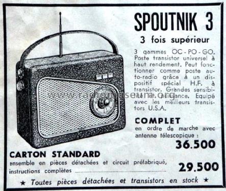 Spoutnik 3; Magnétic-France; (ID = 944060) Radio