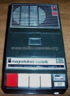 Registratore a cassette S305; Magnetofoni Castelli (ID = 1959697) R-Player