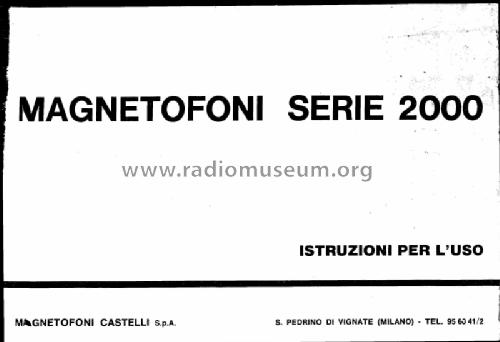 S2005; Magnetofoni Castelli (ID = 1722674) R-Player