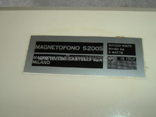 S2005; Magnetofoni Castelli (ID = 258892) R-Player