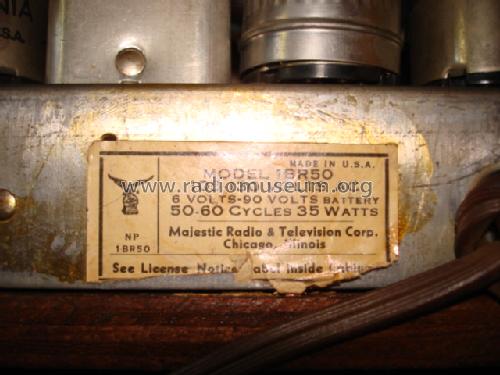 1BR50 ; Majestic Radio & (ID = 653032) Radio