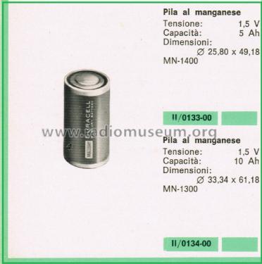 Manganese Battery - Pila al Manganese MN-1300; Mallory, P.R. & Co.; (ID = 3116524) Power-S