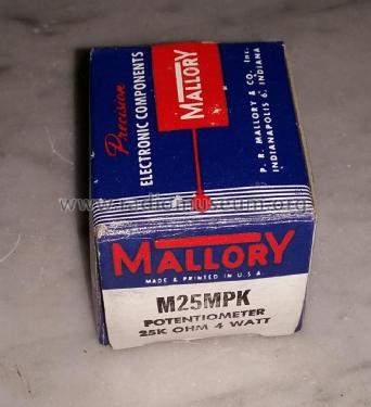 Potentiometer M25MPK; Mallory, P.R. & Co.; (ID = 2602512) Bauteil