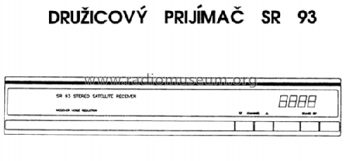 Stereo Satellite Receiver SR93; OTF; Nižná (ID = 2355875) DIG/SAT