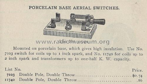 Aerial Switch 11740; Manhattan Electrical (ID = 1978809) Amateur-D