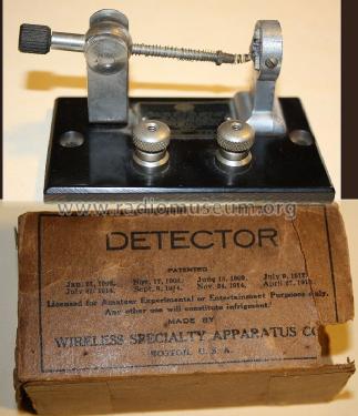 Crystal Detector Stand ; Manhattan Electrical (ID = 1491888) Radio part