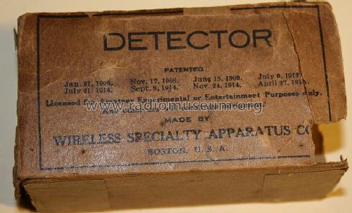 Crystal Detector Stand ; Manhattan Electrical (ID = 1491892) Radio part