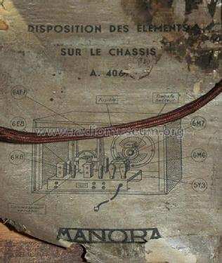 A4061; Manora, Manufacture (ID = 2547402) Radio