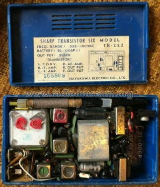 Transistor Six TR-222; Mantone Manhattan (ID = 2656824) Radio