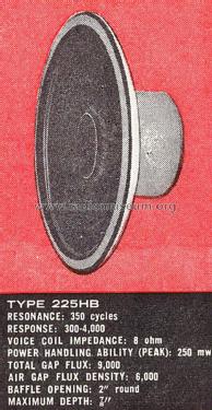 Hi-Flux 50289-225HB/8; Manufacturers (ID = 3137543) Speaker-P