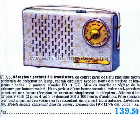 19T725; Manufrance, (ID = 1141033) Radio