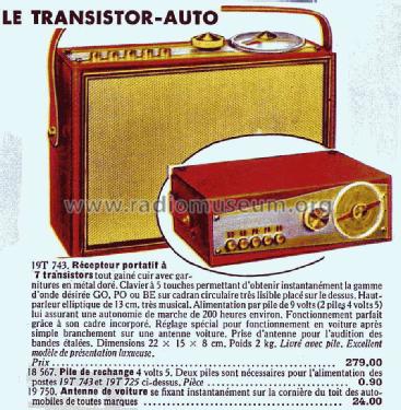 19T743; Manufrance, (ID = 1141049) Radio