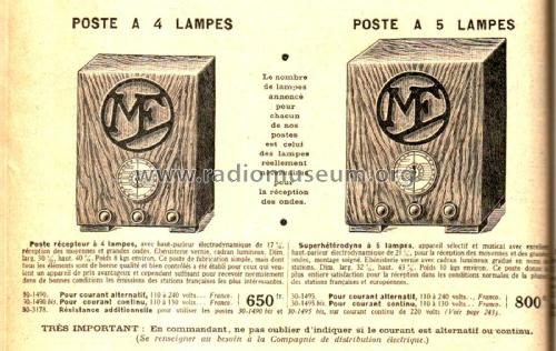 30-1490 bis.; Manufrance, (ID = 2088115) Radio