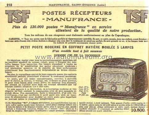 30-230; Manufrance, (ID = 2088123) Radio