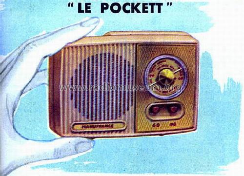 Le Pockett 19T746; Manufrance, (ID = 1144776) Radio