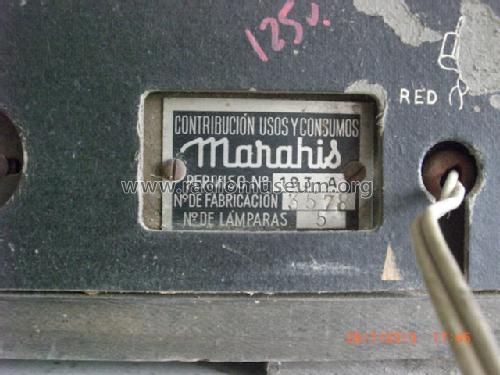 Q-139; Marahis Manufactura (ID = 1499472) Radio