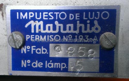 Q-188; Marahis Manufactura (ID = 1839865) Radio