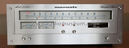 Stereophonic Tuner 2100; Marantz Sound United (ID = 1165681) Radio