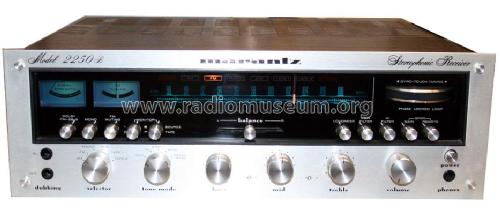 Stereophonic Receiver 2250B; Marantz Sound United (ID = 1083400) Radio