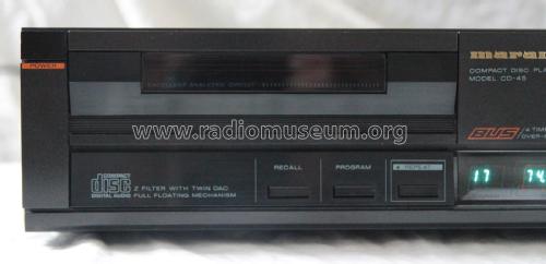 Compact Disc Player CD-45 CD45 NB TB; Marantz Sound United (ID = 2154474) R-Player