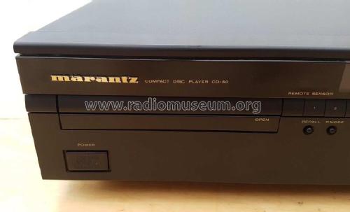 Compact Disc Player CD-50 74CD50 /01B /02B /04B /05B /06B; Marantz Sound United (ID = 2162141) R-Player