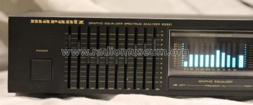 Graphic Equalizer Spectrum Analyzer EQ551; Marantz Sound United (ID = 2104080) Ampl/Mixer