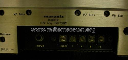 Power Amplifier Model 9; Marantz Sound United (ID = 1382977) Ampl/Mixer