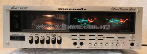 Stereo Cassette Deck Model 5020 ; Marantz Sound United (ID = 2011247) R-Player