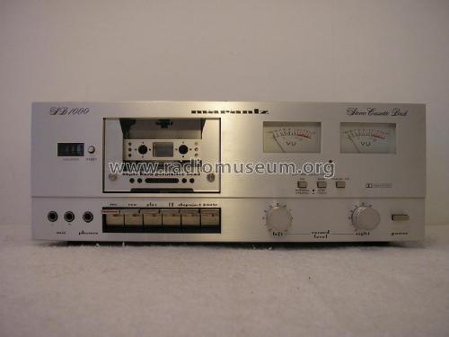 Stereo Cassette Deck SD-1000; Marantz Sound United (ID = 1979341) Enrég.-R