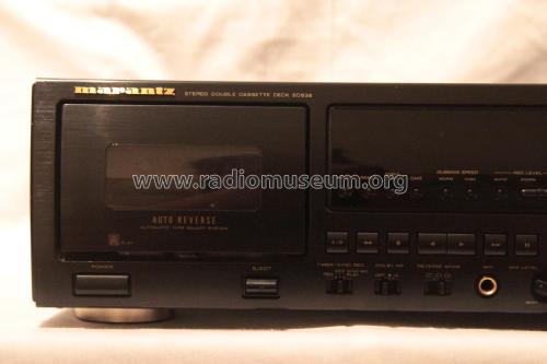 Stereo Double Cassette Deck SD535 74SD535 /02B; Marantz Sound United (ID = 1820161) R-Player