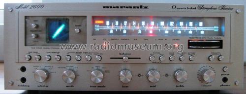 Stereophonic Receiver 2600; Marantz Sound United (ID = 2163171) Radio