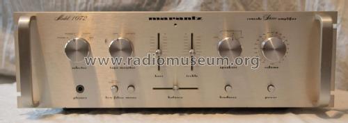 Console Stereo Amplifier 1072; Marantz Sound United (ID = 2268572) Ampl/Mixer