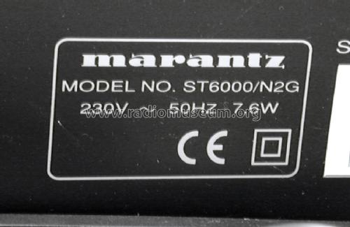 Stereo Tuner ST6000 /N2G; Marantz Sound United (ID = 2342414) Radio