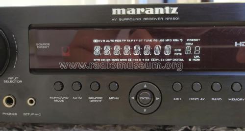 AV Surround Receiver NR1501; Marantz Sound United (ID = 2989314) Radio