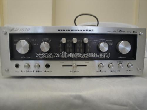 Console Stereo Amplifier 1070; Marantz Sound United (ID = 2823416) Ampl/Mixer