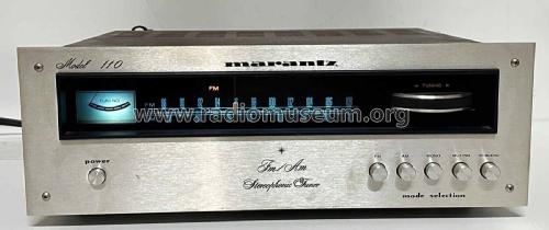 FM/AM Stereophonic Tuner Model 110; Marantz Sound United (ID = 2986716) Radio