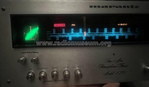 Fm / Am Stereophonic Tuner Model 120; Marantz Sound United (ID = 3009549) Radio