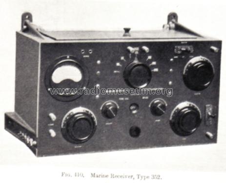 Marine Receiver 352; MIM, Marconi (ID = 1095240) Commercial Re