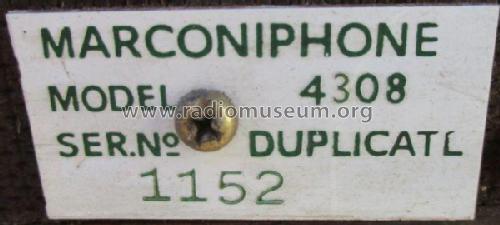 4308; Marconi Co. (ID = 1972034) Radio