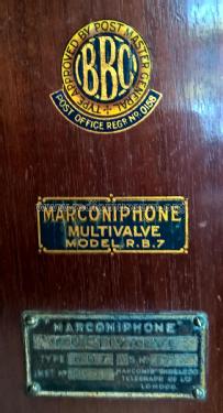 Marconiphone Multivalve R.B.7; Marconi Co. (ID = 2304994) Radio