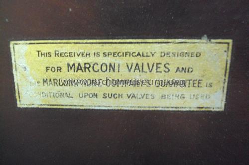 Short Wave Receiver Model 34; Marconi Co. (ID = 1993740) Radio