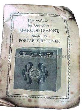 Marconiphone 55; Marconi Co. (ID = 322203) Radio