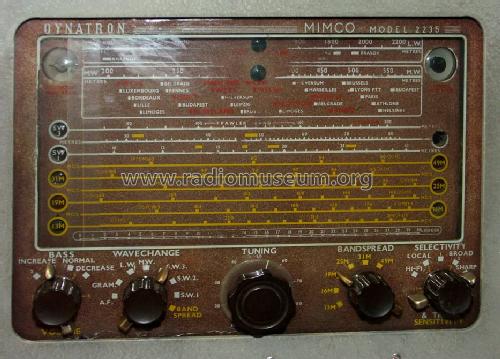 Mimco Dynatron 2235; Marconi Co. (ID = 383863) Radio