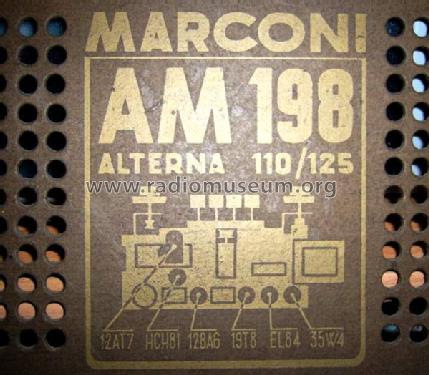 AM-198; Marconi Española S.A (ID = 1136872) Radio